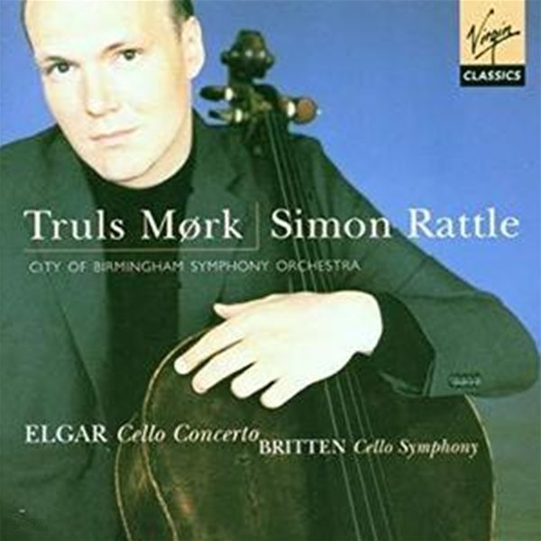 Truls Mork, Simon Rattle / 엘가 : 첼로 협주곡 &amp;amp 브리튼 : 첼로 교향곡(수입/5453562)
