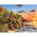 노을이 지는 바닷가 등대 [500피스/직소퍼즐/HP510]