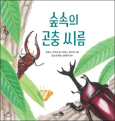 숲속의 곤충 씨름