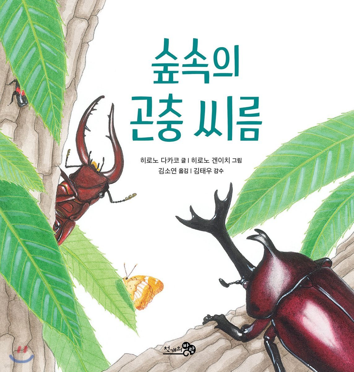 숲속의 곤충 씨름