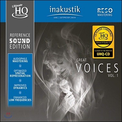 Inakustik 레이블 오디오 테스트용 보컬 사운드 1집 (Great Voices Vol.1)