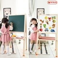 [자석나라] 접이식 양면이젤보드 (화이트자석보드+칠판자석보드)