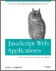 자바스크립트 웹 애플리케이션 JavaScript Web Applications