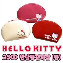 [알앤비]헬로키티 2500 반달동전지갑(중)/Hello Kitty/케릭터/지갑/Coin