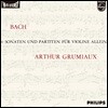 Arthur Grumiaux 바흐: 무반주 소나타와 파르티타 전집 (Bach: Sonatas and Partitas for Solo Violin) [3LP 박스 세트]