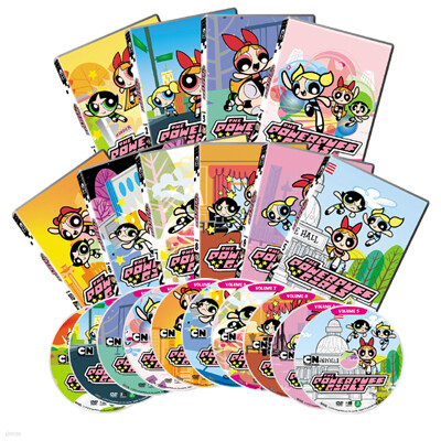  [Summer Sale 60% +  피터팬 10종 DVD증정]파워퍼프걸 The Powerpuff Girls 10종세트