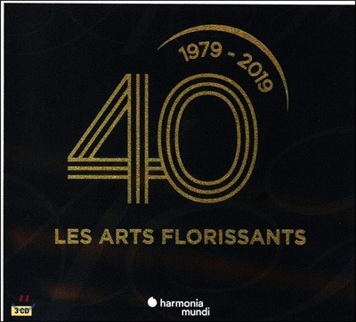 William Christie 레자르 플로리상 40주년 기념 음반 (Les Arts Florissants: 40 ans 1979 - 2019)