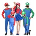 [슈퍼마리오 코스프레옷 의상 모자+상의+하의SET ] 캐릭터코스튬 성인 할로윈 복장