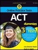 ACT for Dummies: Book + 3 Practice Tests Online + Flashcards