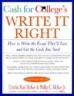 Cash for College's Write It Right