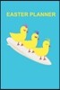 Easter Planner Cute Yellow Chicks on Surfboard: Relieve Stress with This Handy Journal to Assist with Preparing for the Easter Weekend. Create Lists f
