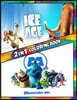 2 in 1 Coloring Book Ice Age and Monster Inc: Best Coloring Book for Children and Adults, Set 2 in 1 Coloring Book, Easy and Exciting Drawings of Your