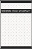 Mastering the Art of Simplicity: Blank Lined Notebook Journal Diary Composition Notepad 120 Pages 6x9 Paperback ( Organizing ) Squares