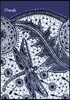 Dragonfly: 7x10 (17.78 CM X 25.4 CM) Batik Fabric Dragonfly Pattern Lined Journal