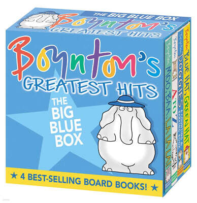 Boynton's Greatest Hits the Big Blue Box (Boxed Set): Moo, Baa, La La La!; A to Z; Doggies; Blue Hat, Green Hat