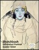 Sketchbook - Unfinished Portrait - Gustav Klimt: 200 Blank Pages - 8 1/2 X 11 Inches