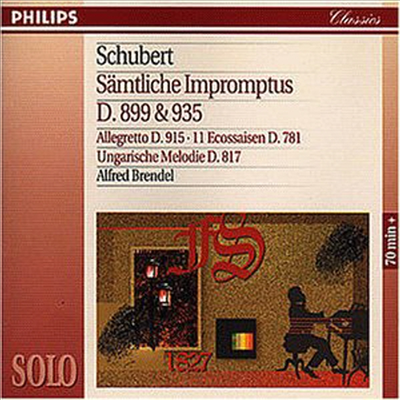 슈베르트 : 즉흥곡 전곡집 (Schubert : Complete Impromptus D.899, D.935)(CD) - Alfred Brendel