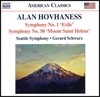 Ron Johnson 호바네스: 교향곡 1번 '유랑', 교향곡 50번 '세인트 헬렌 산' 외 (Alan Hovhaness: Symphonies Op.17 No.2 'Exile', Op.360 'Mount Saint Helens')