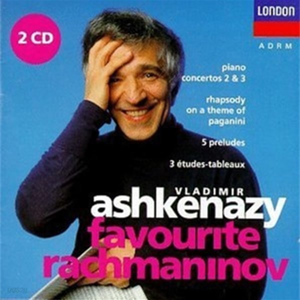 Vladimir Ashkenazy, Andre Previn / 라흐마니노프 : 피아노 협주곡 2-3번, 파가니니 랩소디(2CD/수입/4363862)