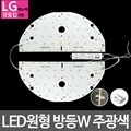 LED모듈 원형방등 LG칩 50W 주광색 기판세트 (안정기 자석포함)