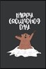 Notebook: Happy Groundhog Day Cute Winter Celebration Journal & Doodle Diary; 120 Squared Grid Pages for Writing and Drawing - 6