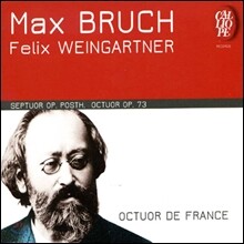 Jeff Cohen 브루흐: 7중주 / 바인가르트너: 8중주 (Bruch: Septuor Op. Posth. / Weingartner: Octuor Op.73)