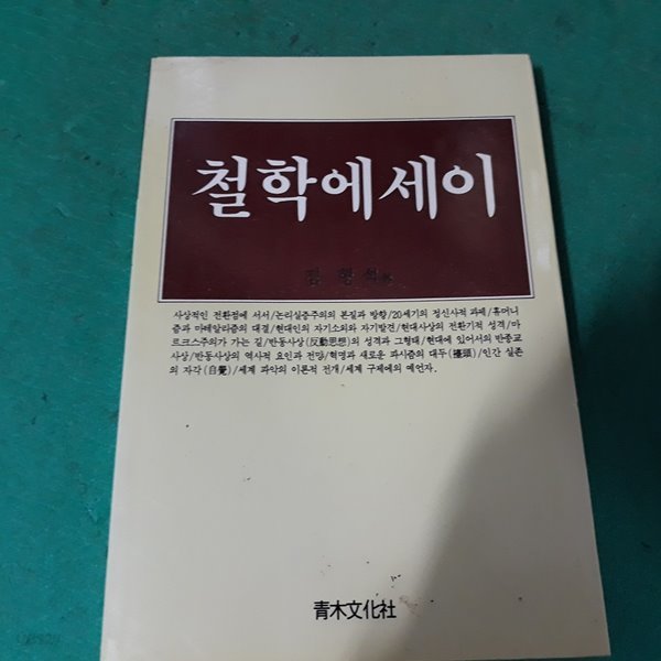 철학에세이 (초판) (코-1)