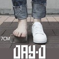 데이디 남자 7cm 키높이 화이트 블랙 스니커즈 운동화