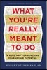 What You're Really Meant to Do: A Road Map for Reaching Your Unique Potential