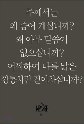 메시지 욥기 (미니북)
