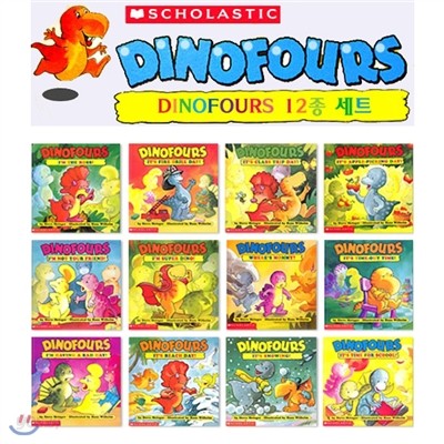 [공룡유치원 영문판] Dinofours 12종 세트 (Paperback(12))