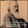 Ulf Wallin / Roland Pontinen 브람스: 바이올린과 피아노를 위한 5개의 소나타 1집 (Brahms: The Five Sonatas for Violin and Piano Vol. 1)