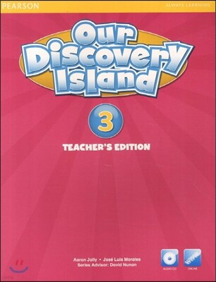 Our Discovery Island American Edition Teachers Book with Audio CD 3 Pack