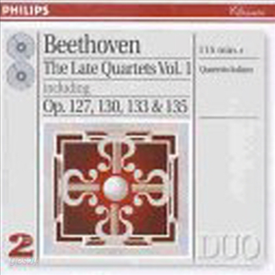 베토벤 : 후기 현악 사중주 1집 (Beethoven : The Late Quartets Vol.1 - Op.127, Op.130, Op.135, Op.133) (2CD) - Quartetto Italiano