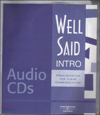 Well Said Intro : Pronunciation for Clear Communication Audio CD