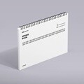[모트모트] 스프링북 랜드 오리지널 - 화이트 (스퀘어드)