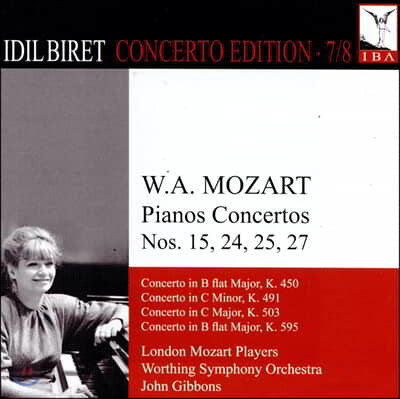 Idil Biret Concerto Edition Vol. 7 - 모차르트: 피아노 협주곡 15, 24, 25, 27번 (Mozart: Piano Concertos K450, 491, 503, 595) 