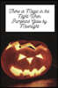 There is Magic in the Night When Pumpkins Glow by Moonlight: Novelty Halloween Notebook Small Lined Notebook