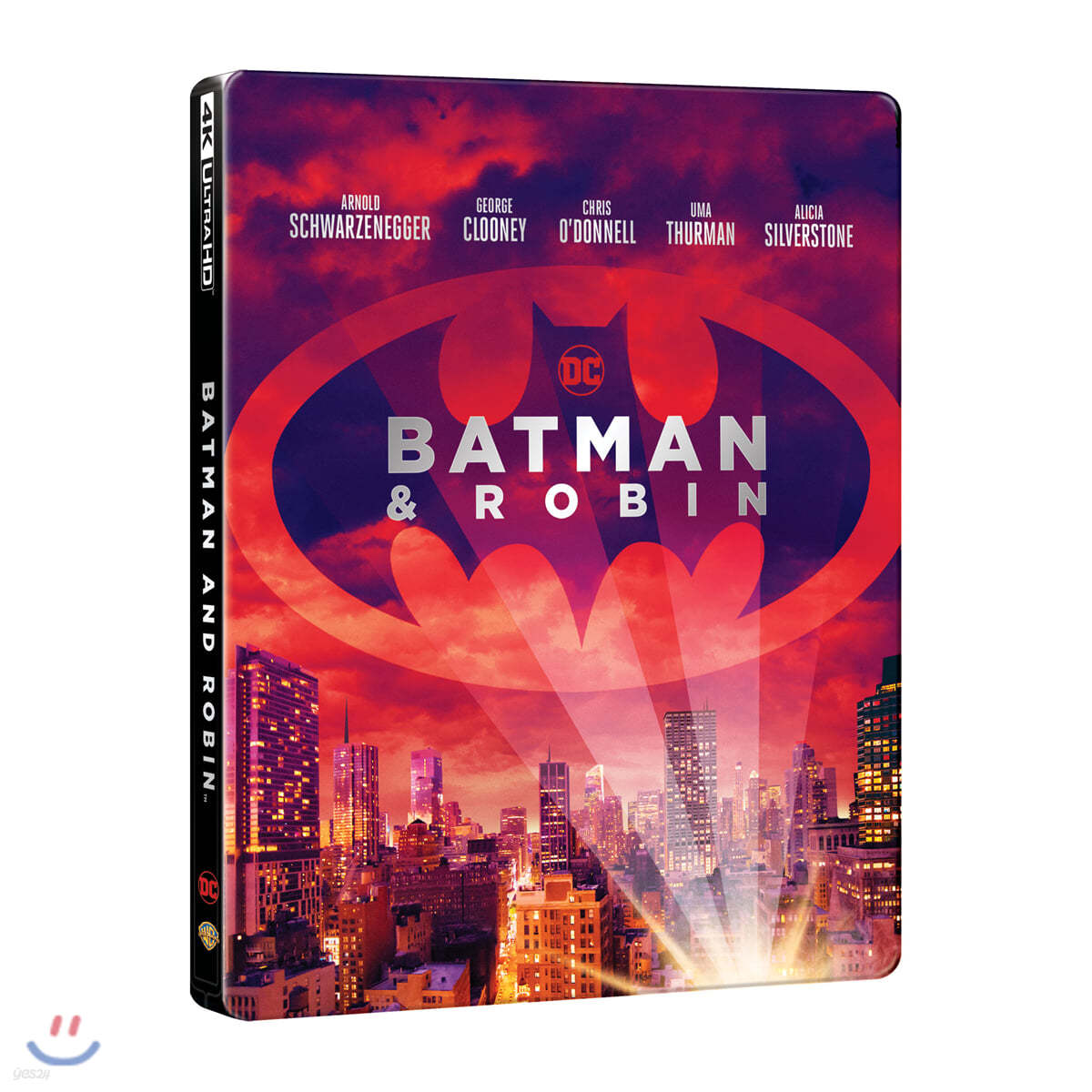 배트맨 앤 로빈 (2 Disc 4K UHD 스틸북, 한정수량) : 블루레이