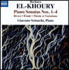 Giacomo Scinardo 벨차라 엘-쿠리: 피아노 소나타 1-4번, 강, 연습곡, 주제와 변주 (Bechara El-Khoury: Piano Sonatas, Rivers, Etude, Theme et Variations)