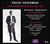 Ercik Freidman 베토벤 / 멘델스존: 바이올린 협주곡 외 (Live Performances In France 1965-1968)