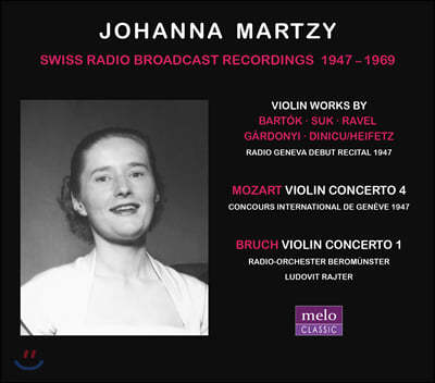 Johanna Martzy 스위스 방송 녹음 1947-1969 (Swiss Radio Broadcast Recordings 1947-1969)