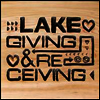 Lake - Giving & Receiving (LP)