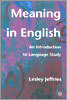 Meaning in English: An Introduction to Language Study