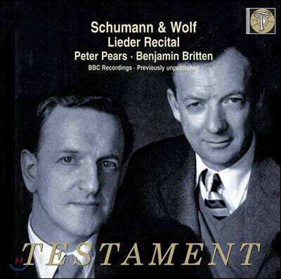 Peter Pears / Benjamin Britten 슈만: 시인의 사랑 / 볼프: 17곡의 가곡 (Schumann / Wolf: Lieder Recital)