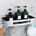 304 스테인레스 접착식 벽걸이 사각 선반