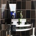 304 스테인레스 접착식 벽걸이 삼각 코너 선반