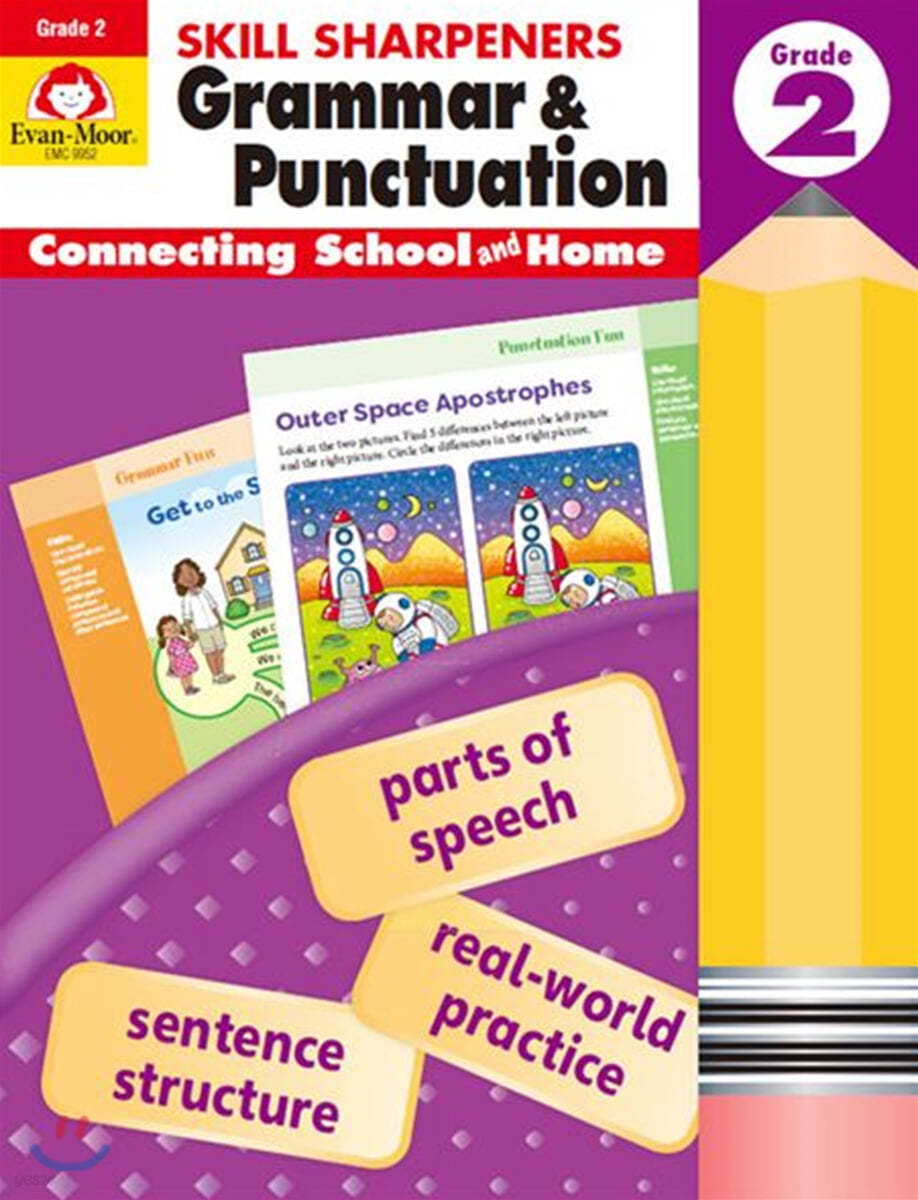 Skill Sharpeners: Grammar &amp; Punctuation, Grade 2 Workbook