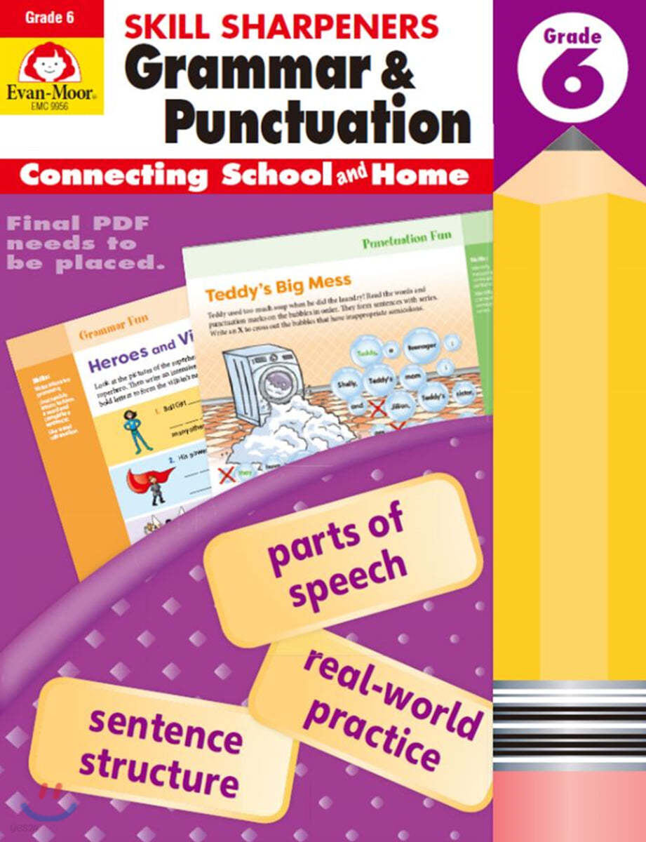 Skill Sharpeners: Grammar &amp; Punctuation, Grade 6 Workbook