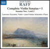 Laurence Kayaleh 요아힘 라프: 바이올린 소나타 전곡 1집 - 1, 2번 (Joachim Raff: Complete Violin Sonatas Vol. 1)